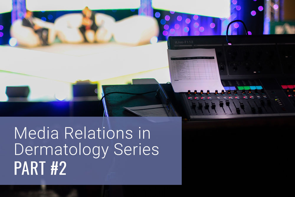 media relations and press relations in dermatology and SanovaWorks