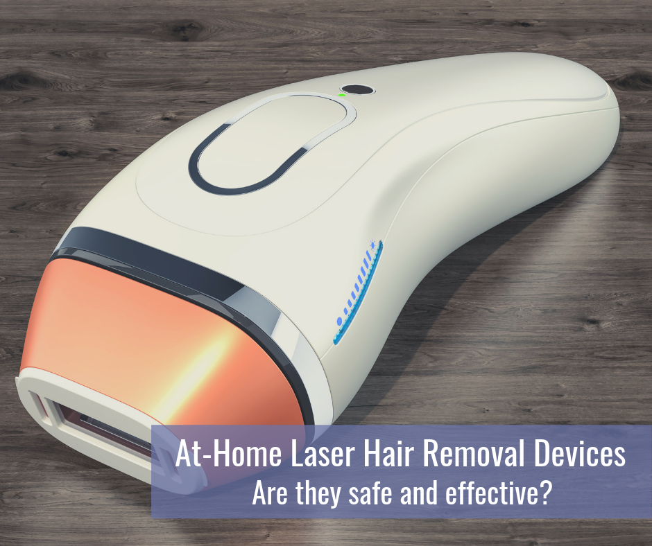 At home laser hair removal device